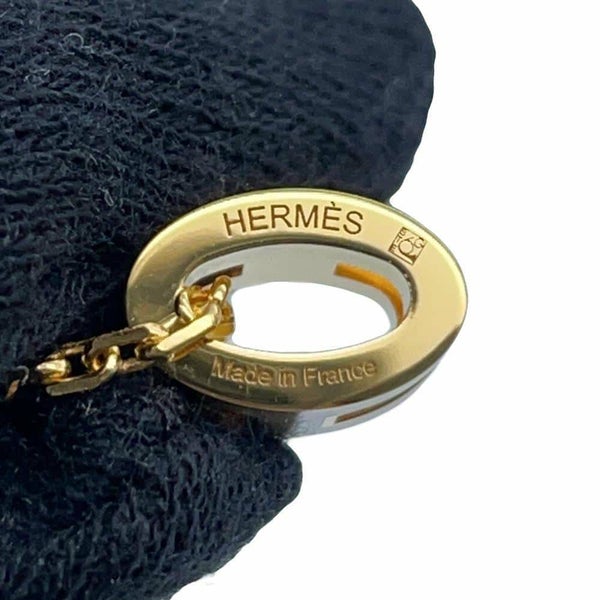 エルメス ネックレス ミニ・ポップアッシュ マロングラッセ/ゴールド金具 アクセサリー ポップH