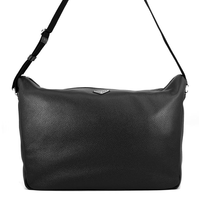 プラダ ショルダーバッグ トライアングルロゴ ヴィッテロダイノレザー 2VH185 PRADA 黒