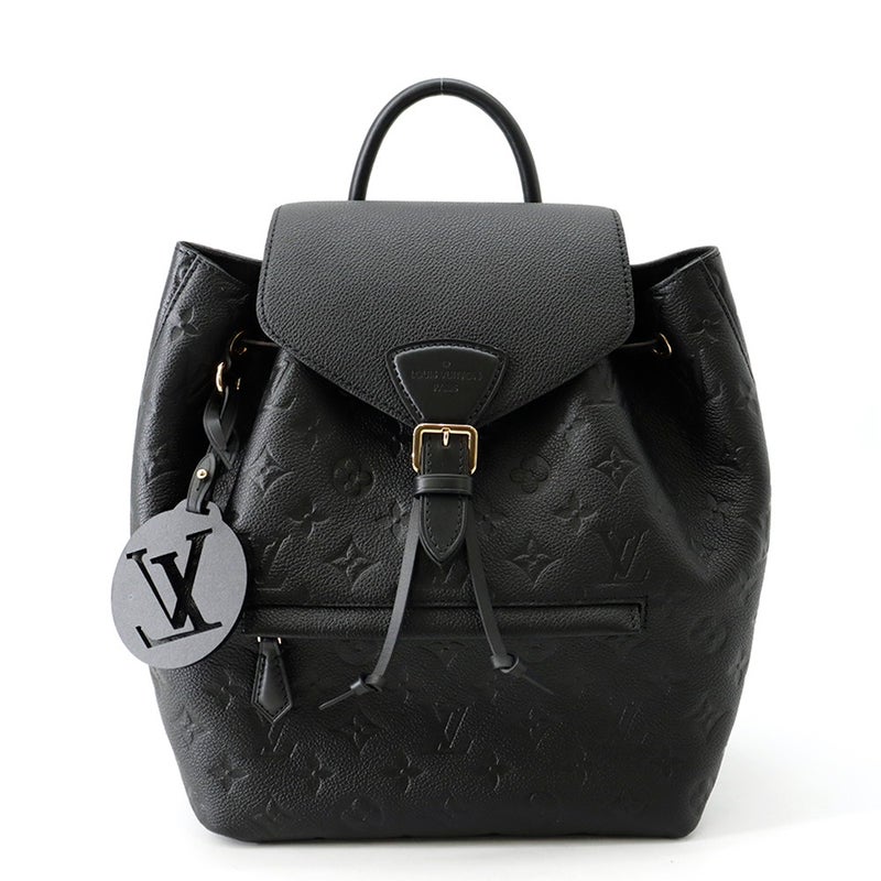 ルイヴィトン リュック モノグラム・アンプラント モンスリPM M45205 LOUIS VUITTON バッグ バックパック ブラック 黒