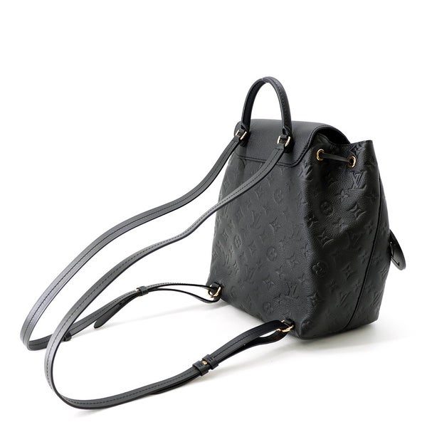 ルイヴィトン リュック モノグラム・アンプラント モンスリPM M45205 LOUIS VUITTON バッグ バックパック ブラック 黒