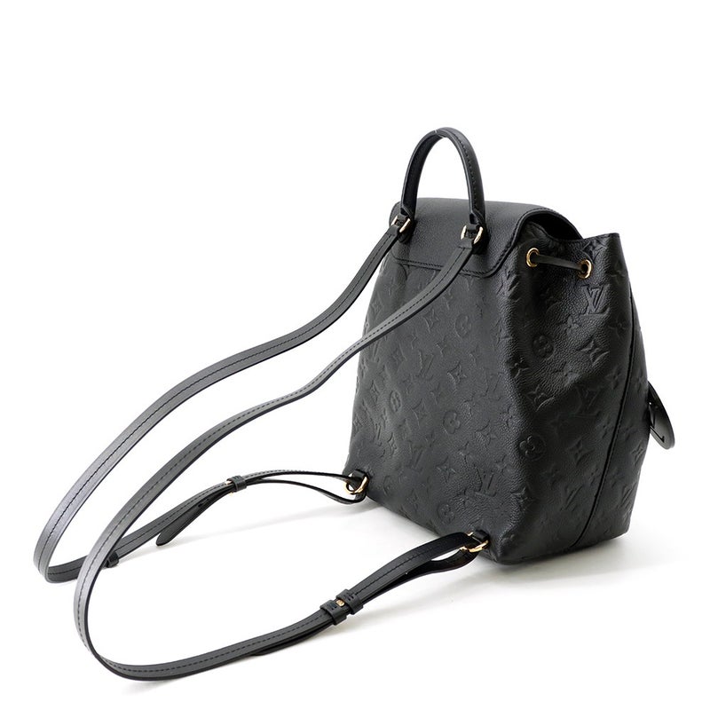 ルイヴィトン リュック モノグラム・アンプラント モンスリPM M45205 LOUIS VUITTON バッグ バックパック ブラック 黒
