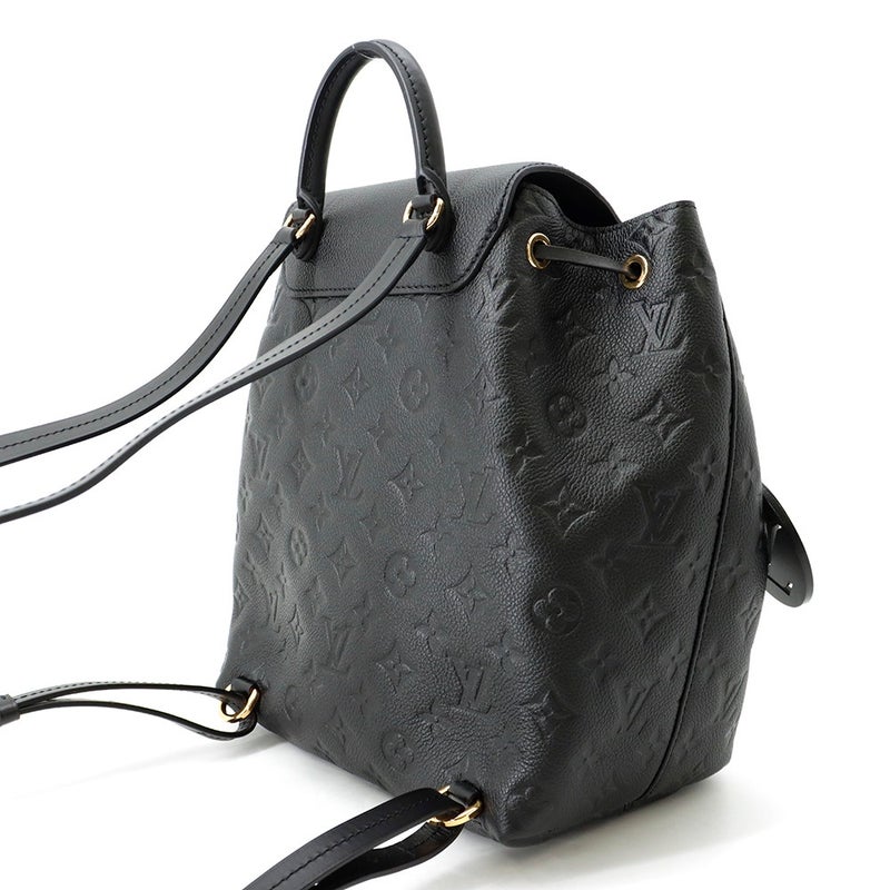 ルイヴィトン リュック モノグラム・アンプラント モンスリPM M45205 LOUIS VUITTON バッグ バックパック ブラック 黒