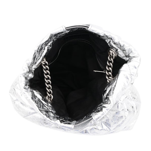 バレンシアガ ショルダーバッグ クラッシュ チェーン トートバッグ スモール レザー 742942 BALENCIAGA 2way