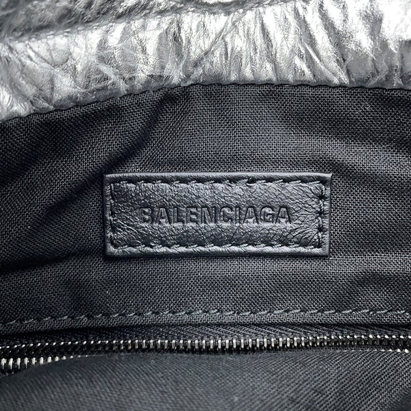 バレンシアガ ショルダーバッグ クラッシュ チェーン トートバッグ スモール レザー 742942 BALENCIAGA 2way