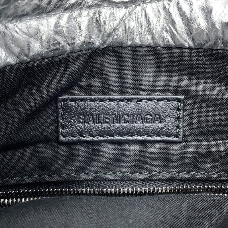バレンシアガ ショルダーバッグ クラッシュ チェーン トートバッグ スモール レザー 742942 BALENCIAGA 2way