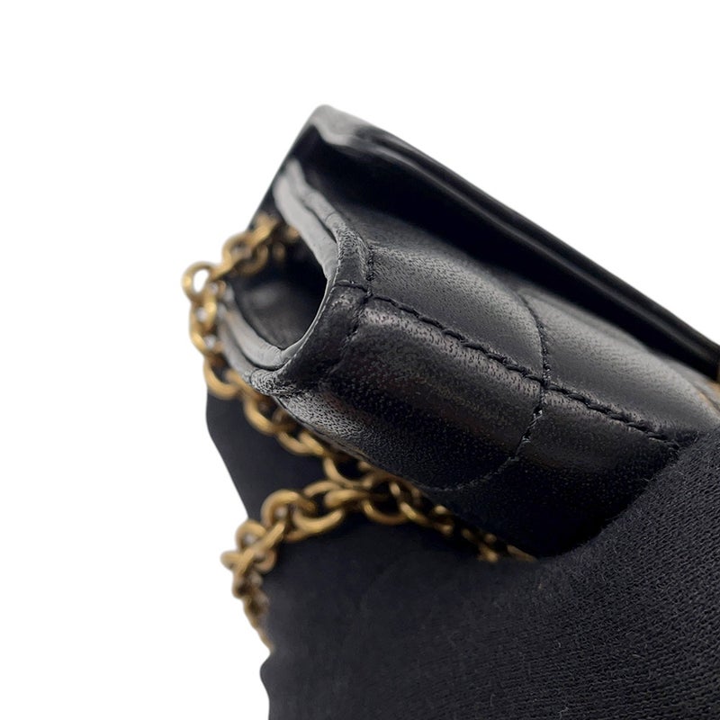 サンローランパリ チェーンウォレット LE MAILLON WALLET ラムスキン 738109 SAINT LAURENT PARIS 財布 黒
