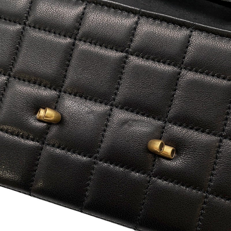 サンローランパリ チェーンウォレット LE MAILLON WALLET ラムスキン 738109 SAINT LAURENT PARIS 財布 黒