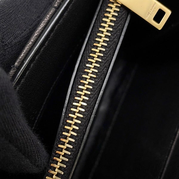 サンローランパリ チェーンウォレット LE MAILLON WALLET ラムスキン 738109 SAINT LAURENT PARIS 財布 黒