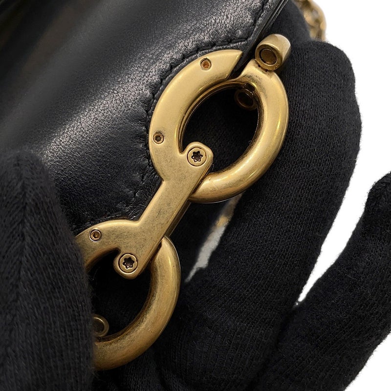 サンローランパリ チェーンウォレット LE MAILLON WALLET ラムスキン 738109 SAINT LAURENT PARIS 財布 黒