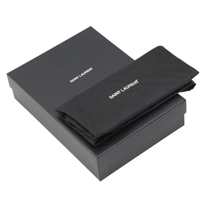 サンローランパリ チェーンウォレット LE MAILLON WALLET ラムスキン 738109 SAINT LAURENT PARIS 財布 黒