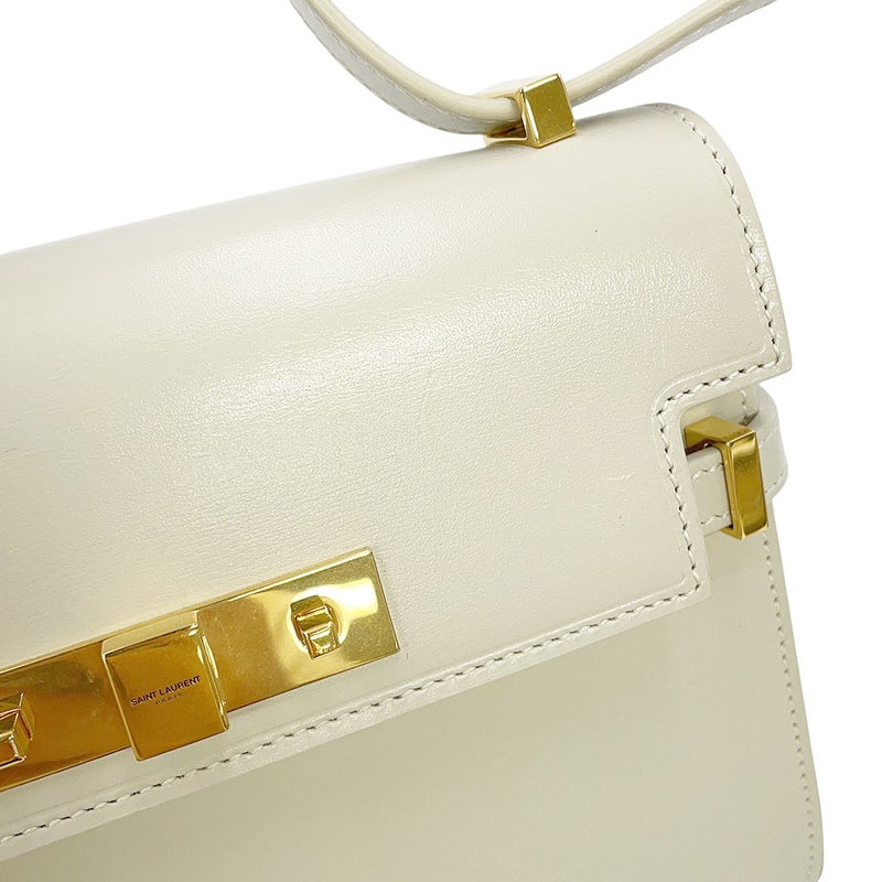 サンローランパリ ショルダーバッグ マンハッタン ミニ レザー 727766 SAINT LAURENT PARIS 白