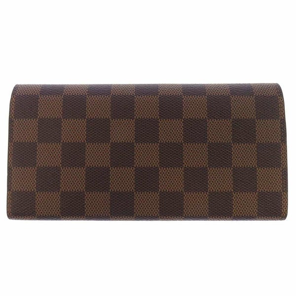 ルイヴィトン 長財布 ダミエ・エベヌ ポルトフォイユ・エミリー N60214 LOUIS VUITTON ヴィトン 財布