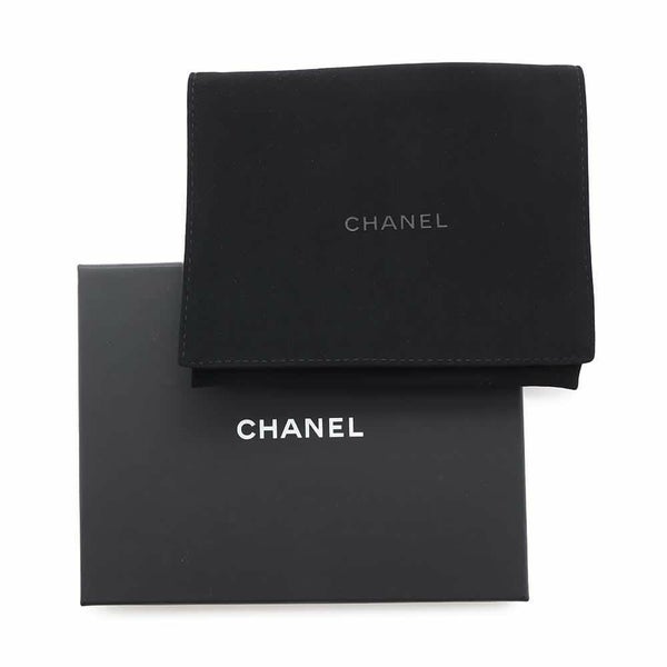シャネル 三つ折り財布 クラシック スモール フラップ ウォレット キャビアスキン AP0231 CHANEL 黒
