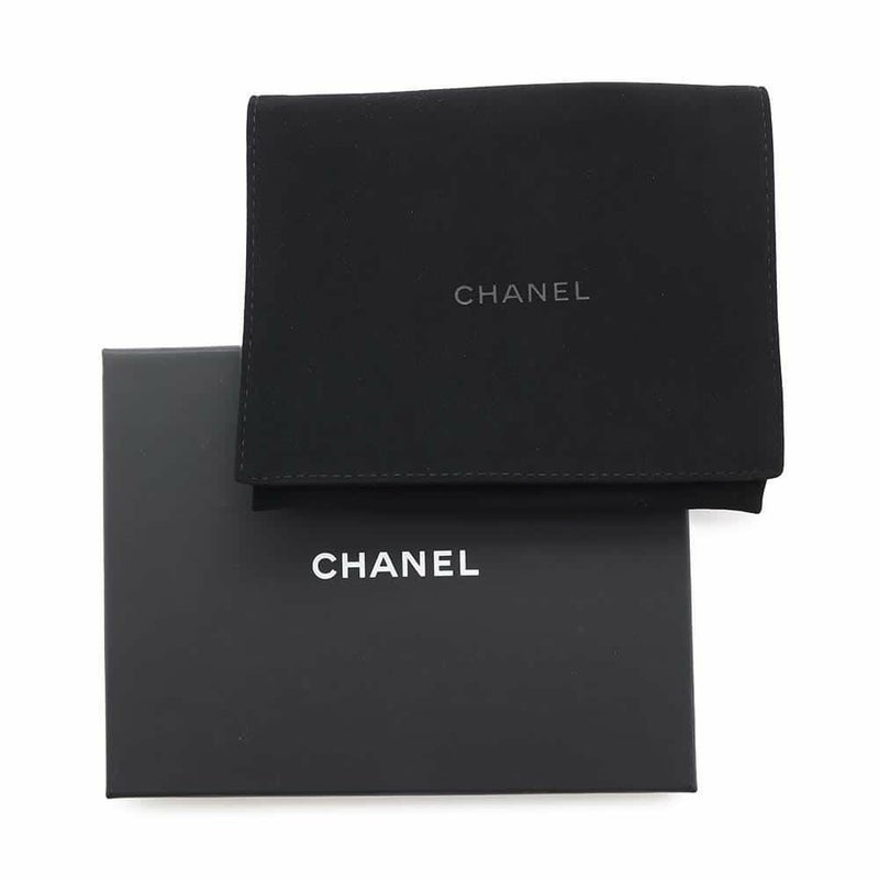 シャネル 三つ折り財布 クラシック スモール フラップ ウォレット キャビアスキン AP0231 CHANEL 黒