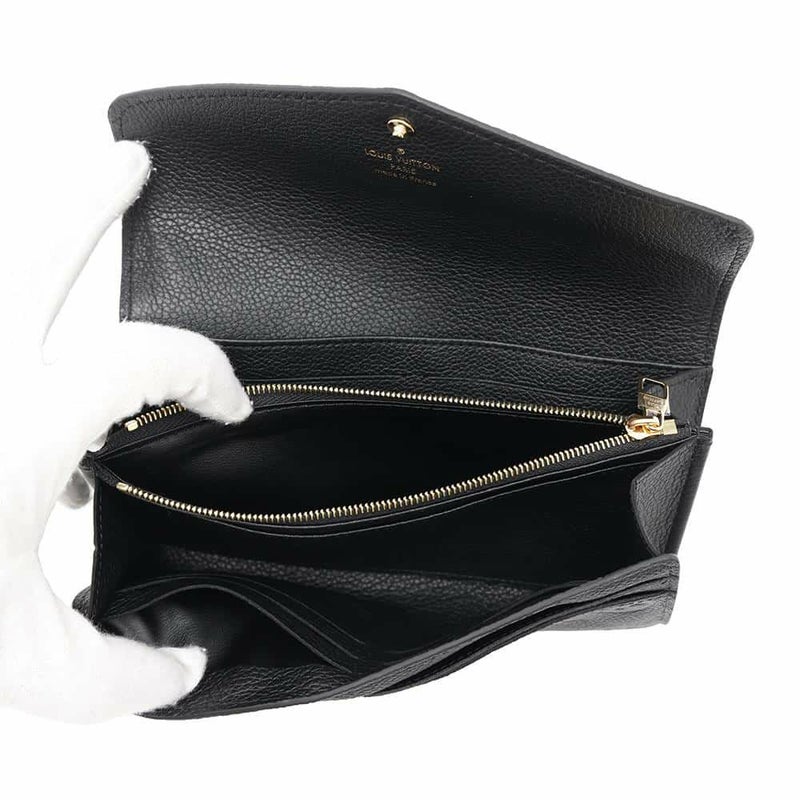 ルイヴィトン 長財布 モノグラム・アンプラント ポルトフォイユ・サラ M61182 LOUIS VUITTON ブラック 黒
