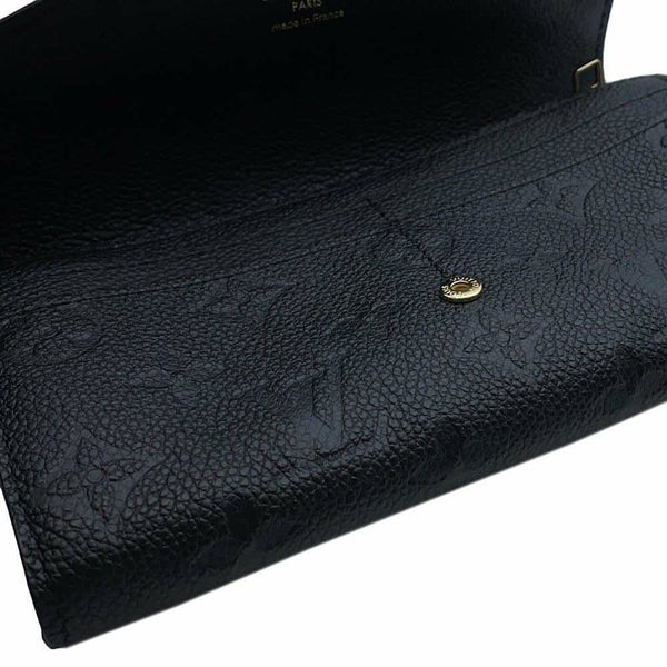 ルイヴィトン 長財布 モノグラム・アンプラント ポルトフォイユ・サラ M61182 LOUIS VUITTON ブラック 黒