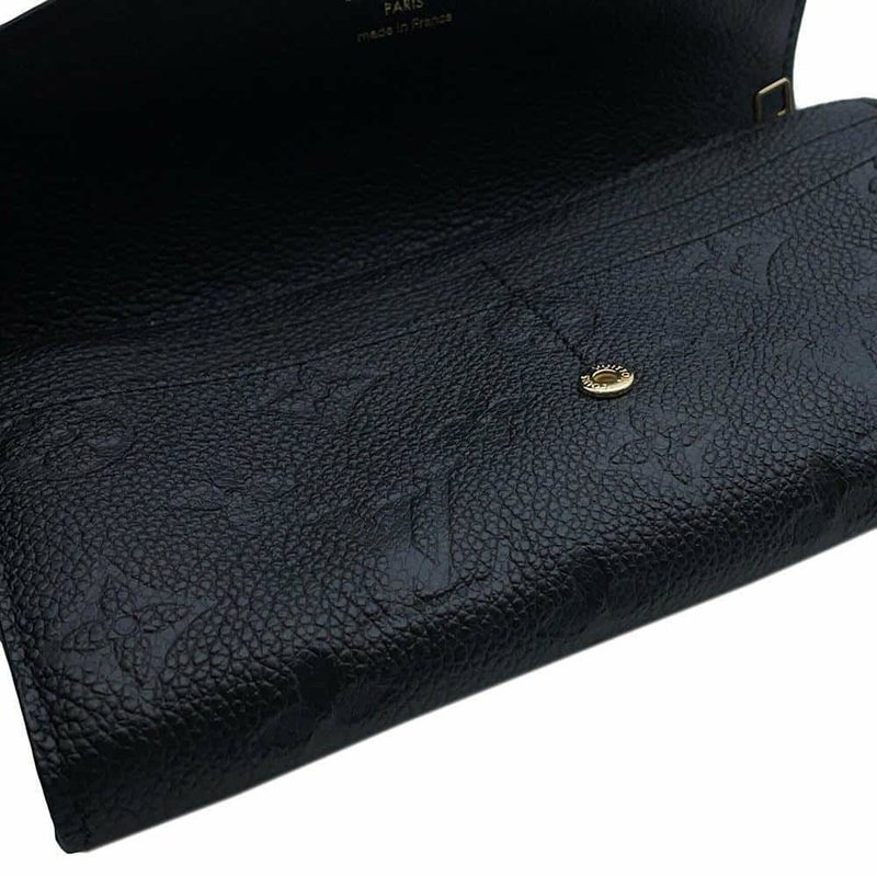 ルイヴィトン 長財布 モノグラム・アンプラント ポルトフォイユ・サラ M61182 LOUIS VUITTON ブラック 黒