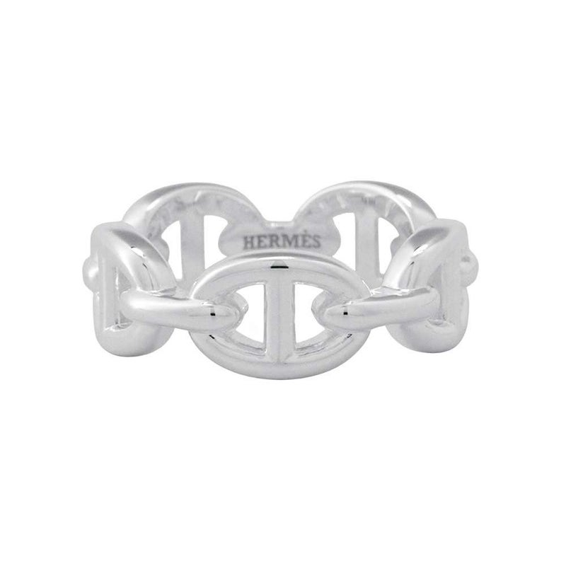 エルメス リング シェーヌダンクル アンシェネPM SV925シルバー リングサイズ51 HERMES 指輪 ジュエリー