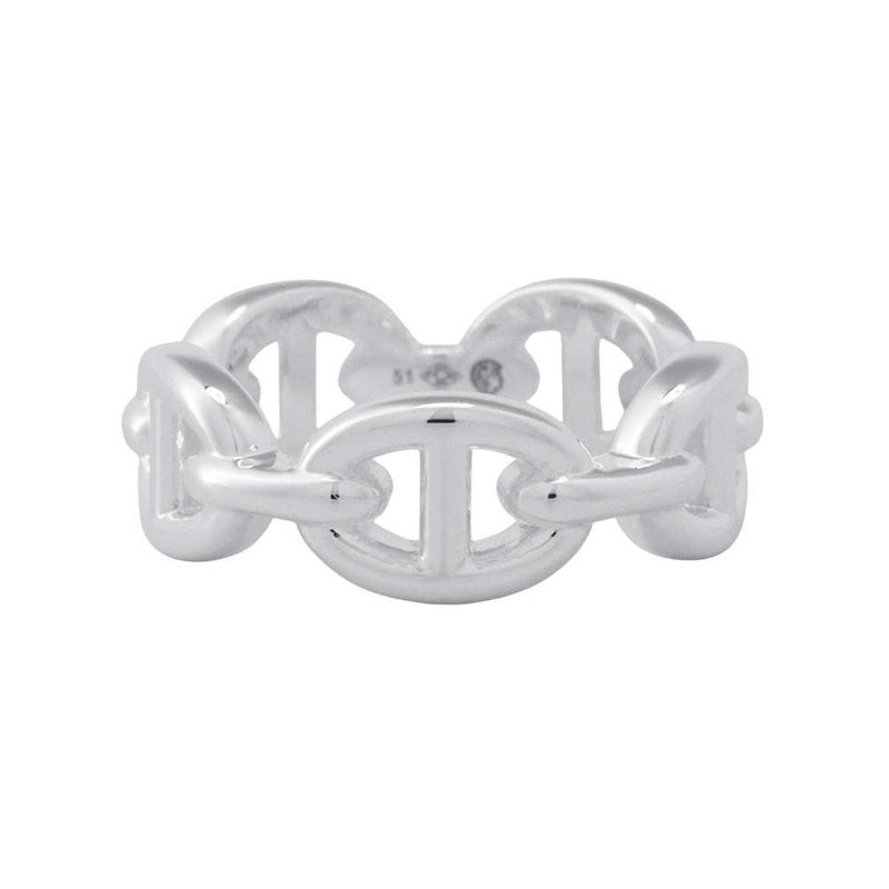 エルメス リング シェーヌダンクル アンシェネPM SV925シルバー リングサイズ51 HERMES 指輪 ジュエリー