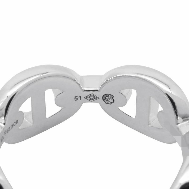 エルメス リング シェーヌダンクル アンシェネPM SV925シルバー リングサイズ51 HERMES 指輪 ジュエリー