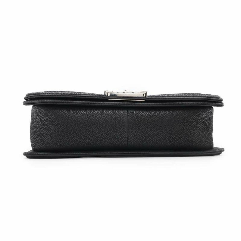 シャネル チェーンショルダーバッグ ボーイシャネル ソフトキャビアスキン A67086 CHANEL バッグ 斜めがけ BOY CHANEL 黒