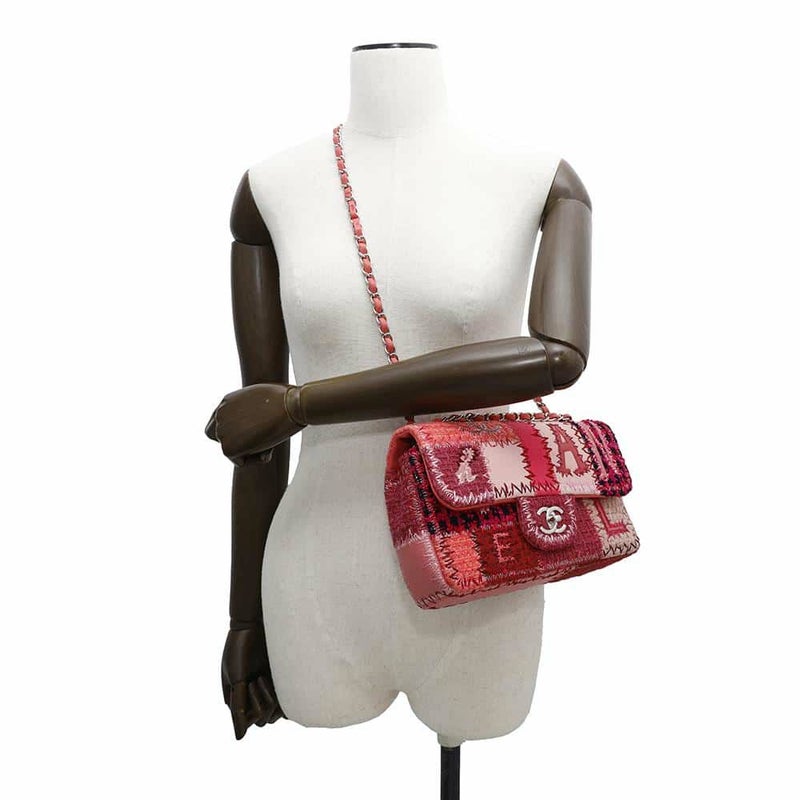 シャネル チェーンショルダーバッグ パッチワーク シングルフラップ A65468 CHANEL バッグ