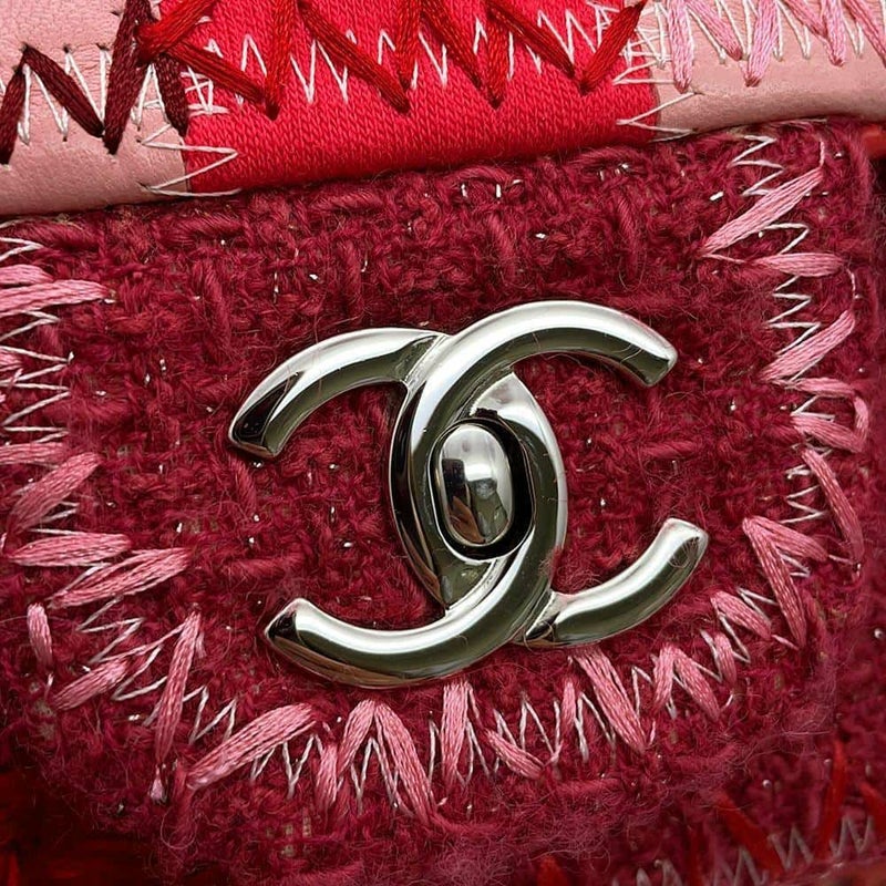 シャネル チェーンショルダーバッグ パッチワーク シングルフラップ A65468 CHANEL バッグ