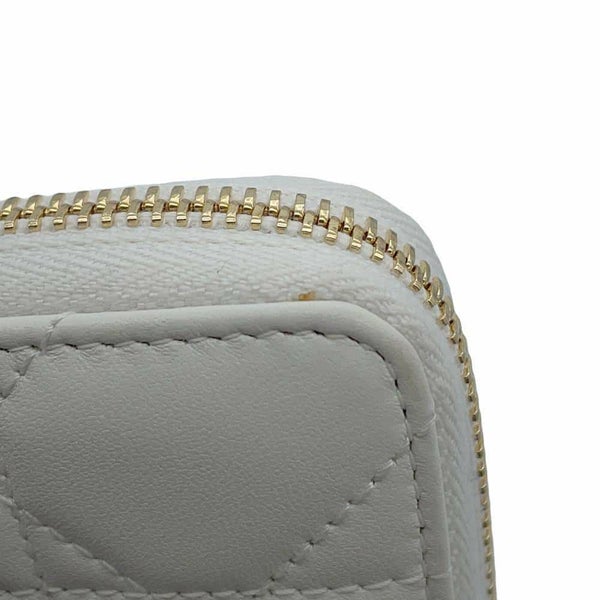 クリスチャン・ディオール コインケース レディディオール ヴォヤージュ スモール ラムスキン S0985ONMJ_M030 財布 白