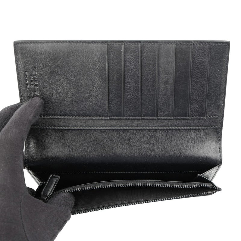 サンローランパリ 長財布 ル・モノグラム レザー 653820 SAINT LAURENT PARIS 二つ折り財布 メンズ 黒