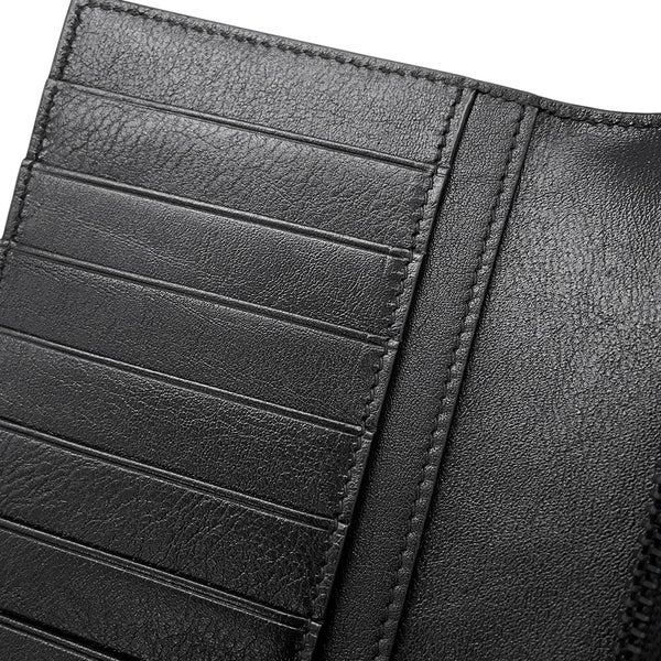 サンローランパリ 長財布 ル・モノグラム レザー 653820 SAINT LAURENT PARIS 二つ折り財布 メンズ 黒