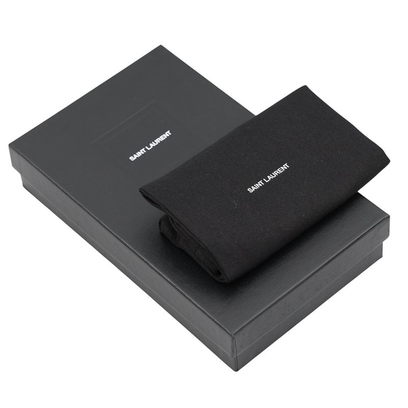 サンローランパリ 長財布 ル・モノグラム レザー 653820 SAINT LAURENT PARIS 二つ折り財布 メンズ 黒