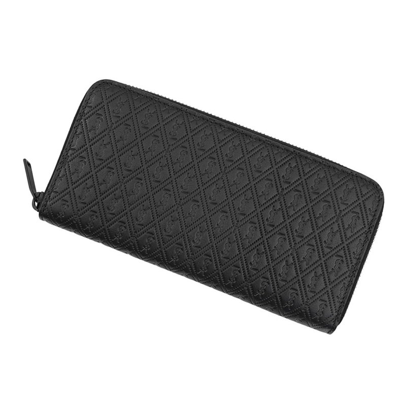 サンローランパリ 長財布 ル・モノグラム ジップアラウンドウォレット レザー 664491 SAINT LAURENT PARIS 財布 黒