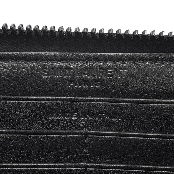 サンローランパリ 長財布 ル・モノグラム ジップアラウンドウォレット レザー 664491 SAINT LAURENT PARIS 財布 黒