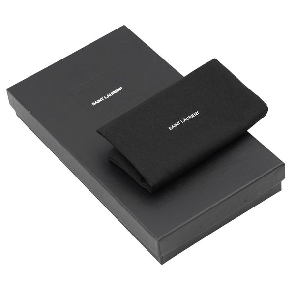 サンローランパリ 長財布 ル・モノグラム ジップアラウンドウォレット レザー 664491 SAINT LAURENT PARIS 財布 黒
