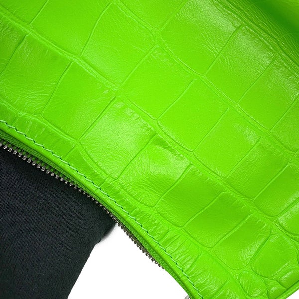バレンシアガ ショルダーバッグ ルカゴール ミニ パース クロコ型押しレザー 695814 BALENCIAGA 2way