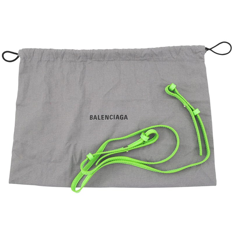バレンシアガ ショルダーバッグ ルカゴール ミニ パース クロコ型押しレザー 695814 BALENCIAGA 2way