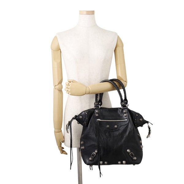 バレンシアガ ハンドバッグ ルカゴール レザー 719067 BALENCIAGA 2wayショルダーバッグ 黒