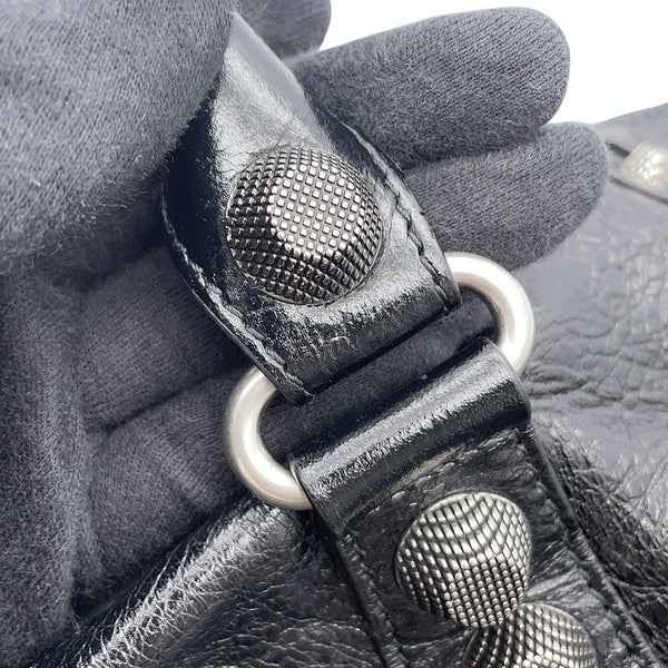 バレンシアガ ハンドバッグ ルカゴール レザー 719067 BALENCIAGA 2wayショルダーバッグ 黒