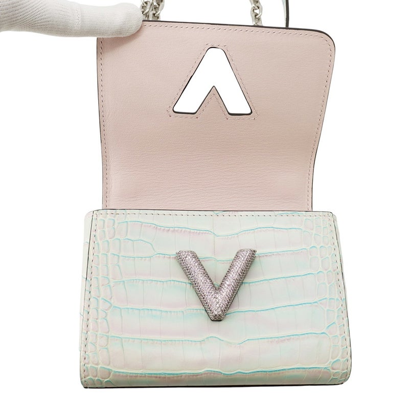 ルイヴィトン チェーンショルダーバッグ アリゲーター ツイスト リトル LOUIS VUITTON バッグ