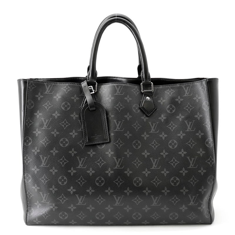 ルイヴィトン トートバッグ モノグラム・エクリプス グラン・サック M44733 LOUIS VUITTON ブラック 黒