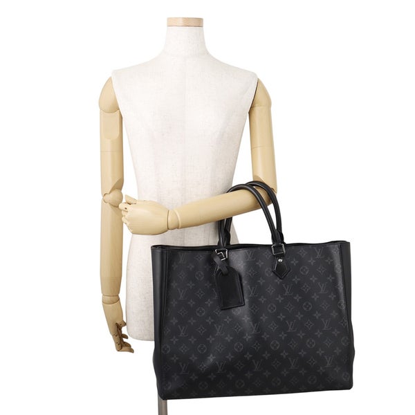 ルイヴィトン トートバッグ モノグラム・エクリプス グラン・サック M44733 LOUIS VUITTON ブラック 黒
