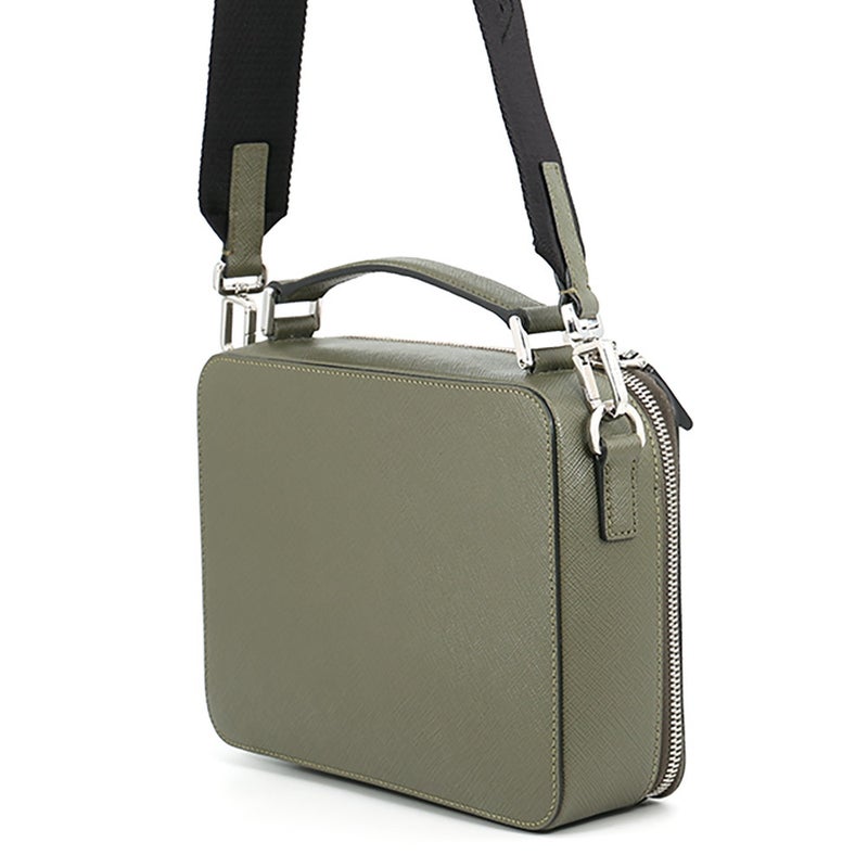 プラダ ショルダーバッグ サフィアーノレザー 2VH069 PRADA 2wayハンドバッグ メンズ
