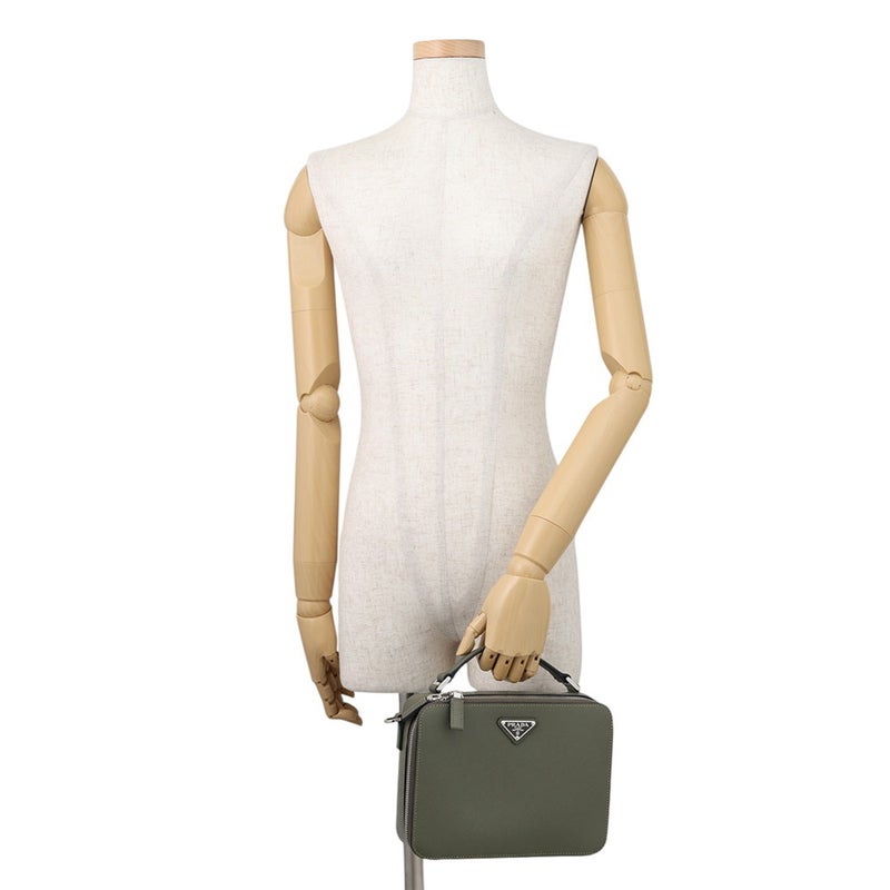 プラダ ショルダーバッグ サフィアーノレザー 2VH069 PRADA 2wayハンドバッグ メンズ