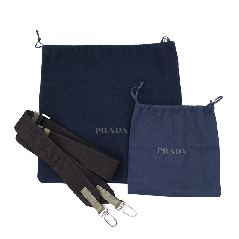 プラダ ショルダーバッグ サフィアーノレザー 2VH069 PRADA 2wayハンドバッグ メンズ