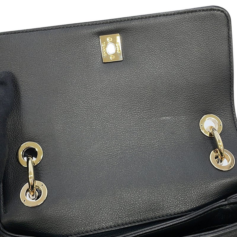 シャネル ハンドバッグ シェブロン ココマーク トップハンドルバッグ スモール カーフレザー A57147 CHANEL 2way 黒