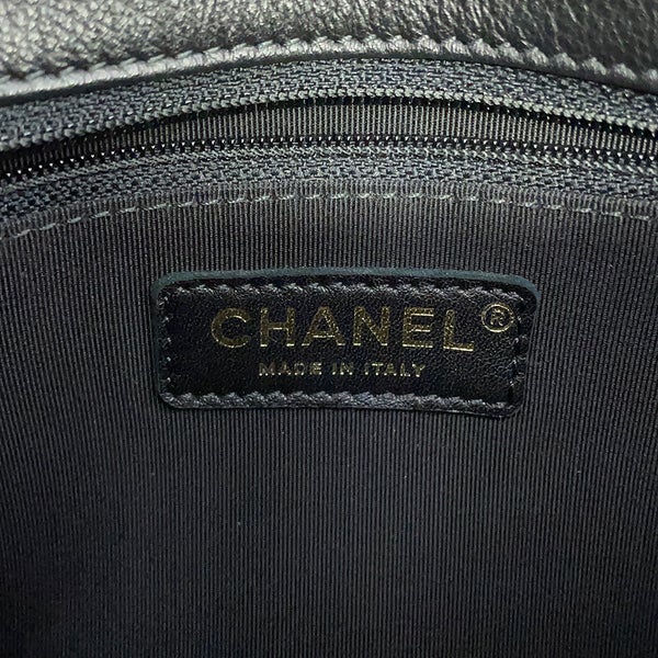 シャネル ハンドバッグ シェブロン ココマーク トップハンドルバッグ スモール カーフレザー A57147 CHANEL 2way 黒