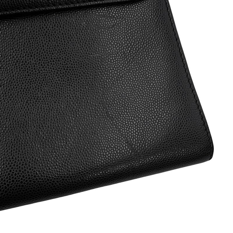 シャネル ショルダーバッグ キャビアスキン CHANEL バッグ 黒