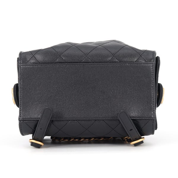 シャネル リュック CHANEL 25 ミディアム バックパック マトラッセ ココマーク キャビアスキン AS5600 2025/26年秋冬