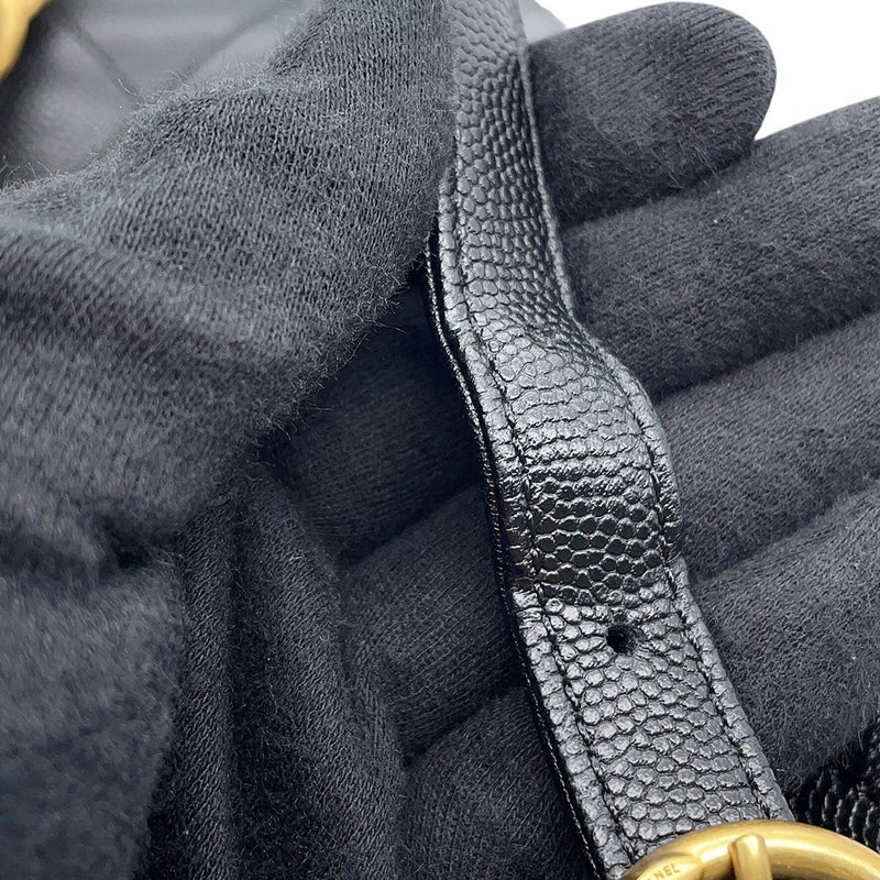 シャネル リュック CHANEL 25 ミディアム バックパック マトラッセ ココマーク キャビアスキン AS5600 2025/26年秋冬