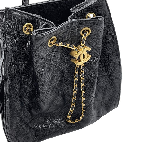 シャネル リュック CHANEL 25 ミディアム バックパック マトラッセ ココマーク キャビアスキン AS5600 2025/26年秋冬